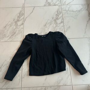 Zara Black Crewneck Sweatshirt